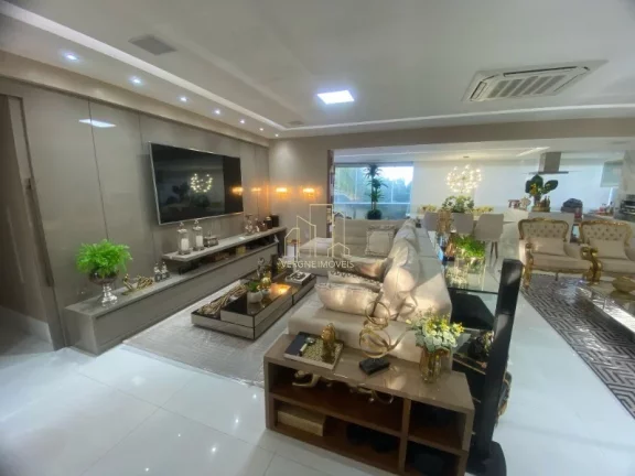 Imagem Apartamento alto padrão três suítes e varanda gourmet vista mar a venda no Hemisphere em Pituaçu