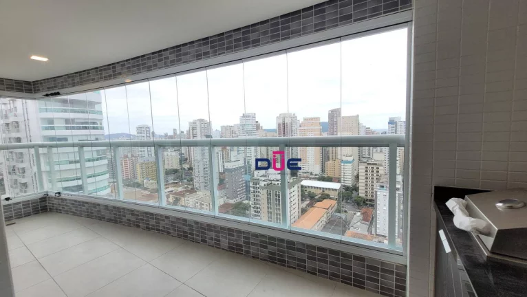 Imagem Apartamento com 2 dormitórios para alugar, 64 m² por R$ 6.700,00/mês - Boqueirão - Santos/SP