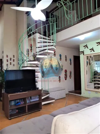 Imagem Casa à venda em Ubatuba-SP, bairro Pereque Mirim, 4 quartos, 2 suítes, 2 salas, 5 banheiros, 6 vagas de garagem, 250,00 m².