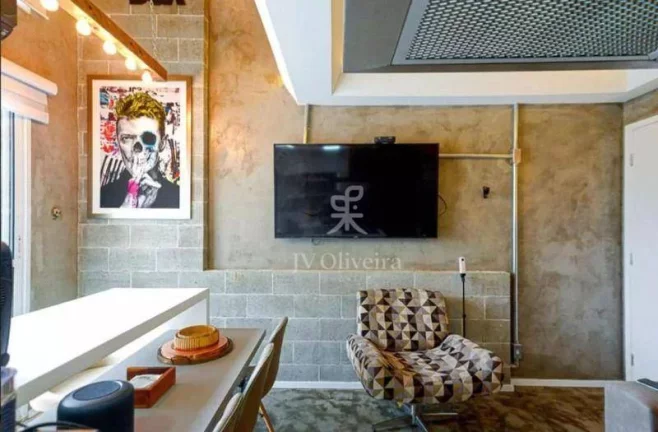 Imagem Apartamento Duplex com 1 dormitório à venda, 50 m²- Vila Andrade - São Paulo/SP