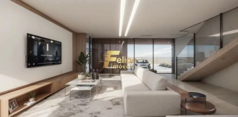 Imagem Venha morar no conforto e na elegância desta incrível casa com 4 quartos em um condomínio de alto padrão.