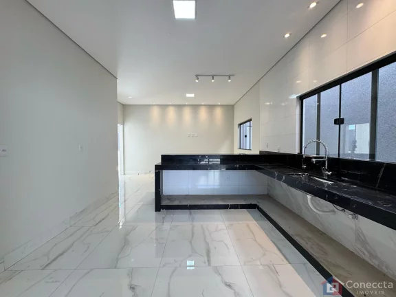 Imagem Casa à Venda no Parque do Sabiá em Patos de Minas – 3 Quartos e Área Gourmet