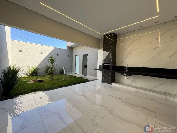 Imagem Casa à Venda no Parque do Sabiá em Patos de Minas – 3 Quartos e Área Gourmet