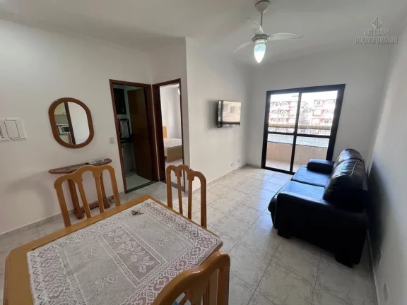Imagem Apartamento com 1 quarto e sacada na Tupi em Praia Grande !