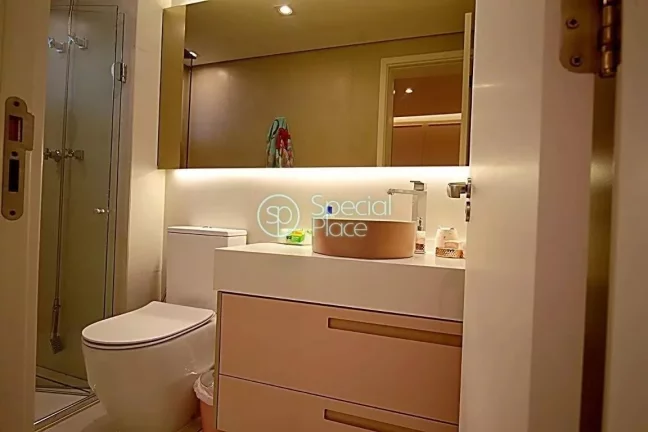 Imagem Excelente apartamento garden no Panamby - Área: 238m² - Living com pé direito duplo, varanda com ...