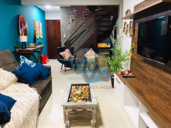 Imagem Cobertura Duplex à venda em Ubatuba-SP: 4 quartos, 4 suítes, 1 sala, 5 banheiros, 1 vaga, 152m² no Centro!