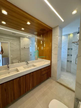 Imagem APARTAMENTO Á VENDA NO EDIFICIO MAGNA VISTA/JARDIM OLHOS D'ÁGUA - 135m2 - 03 suítes, sendo uma master com closet, cuba dupla e chuveiro duplo. - Esp
