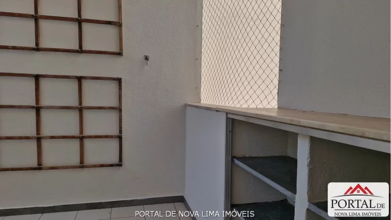 Imagem Apartamento de cobertura com 3 quartos para locação em Nova Lima, 2 vagas na garagem