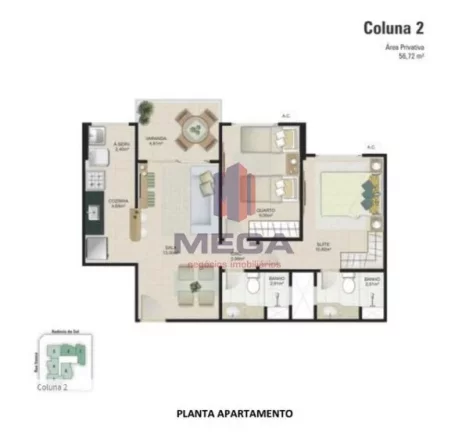 Imagem 2 quartos em itaparica