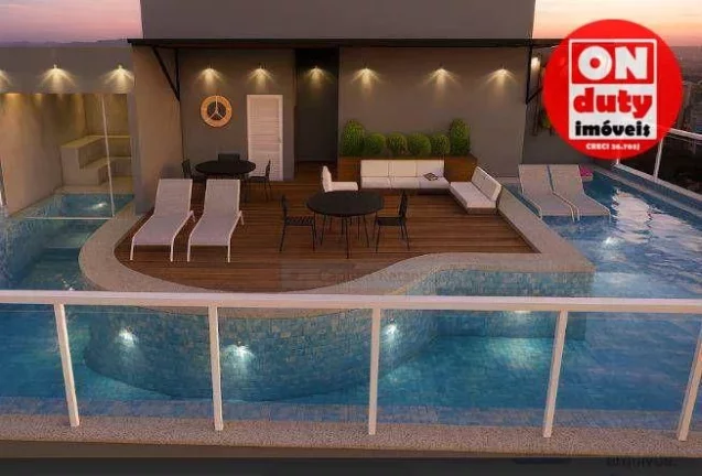 Imagem Apartamento Garden com 3 dormitórios à venda, 92 m² por R$ 1.307.038,00 - Ponta da Praia - Santos/SP