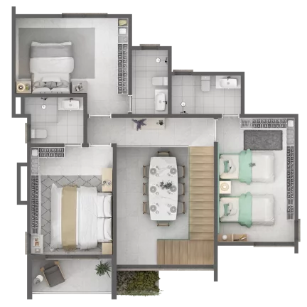 Imagem Casa à venda em Passo de Torres, Centro, com 3 quartos, 185,16m²