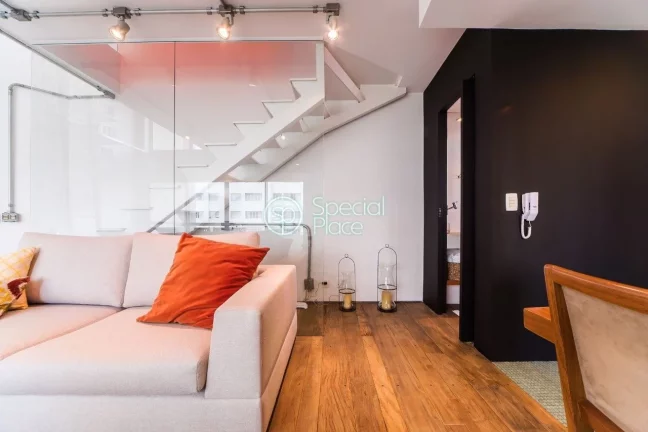 Imagem Apartamento com 74 m² no Edifício The Blue Loft no miolo Vila Nova, walking distance do Parque Ibi...