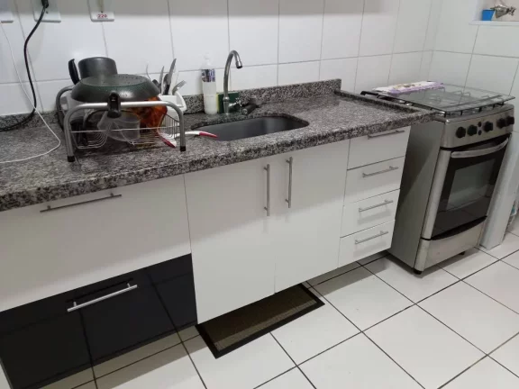 Imagem Apartamento com 2 dormitórios para alugar, 50 m² por R$ 1.942/mês - Parque Erasmo Assunção - Santo André/SP