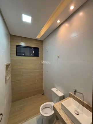 Imagem Casa Nova no Jardim Helvécia – 3 Quartos, Suíte e Churrasqueira