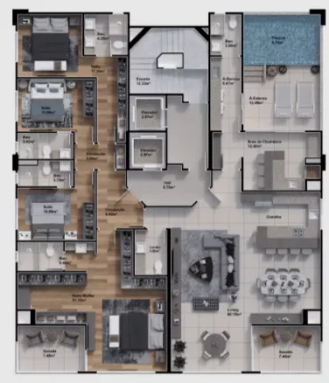 Imagem Hannover - Apartamento à venda no bairro Centro - Balneário Camboriú/SC