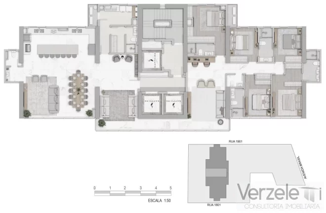 Imagem Apartamento 4 ou + dormitórios para Venda em Balneário Camboriú / SC no bairro Centro