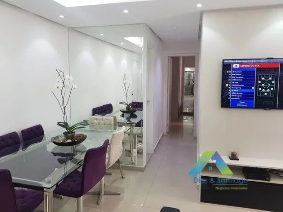 Imagem RUDGE RAMOS Apartamento 66M², 2 dormitórios, 1 suíte, 1 vaga, lazer completo ótima localização e valor !!!