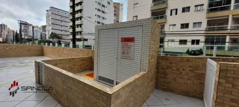 Imagem Apartamento com 1 dormitório à venda, 53 m² por R$ 340.000,00 - Vila Caiçara - Praia Grande/SP