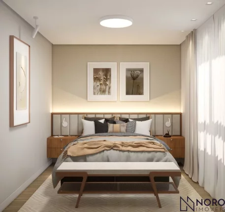 Imagem Apartamento 2 Dorm. c/ Suíte e Sacada Gourmet em Camobi - Ed. Esperanto