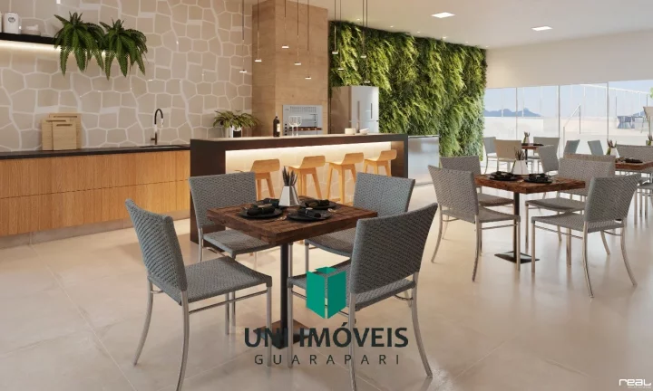 Imagem Apartamento à venda com área de lazer completa em Guarapari ? 2 quartos com área externa e 2 vagas!