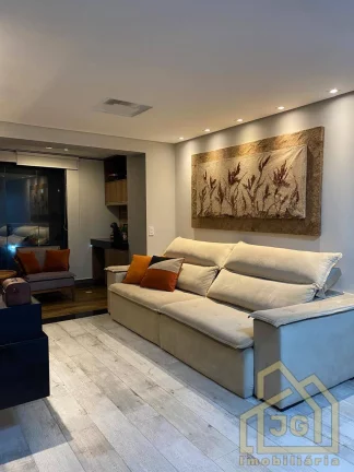 Imagem Apartamento com 3 Quartos à Venda, 90 m² em Vila Assunção - Santo André