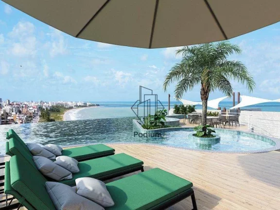 Imagem Apartamentos térreo com área privativa a beira mar da praia de Intermares - AP2255