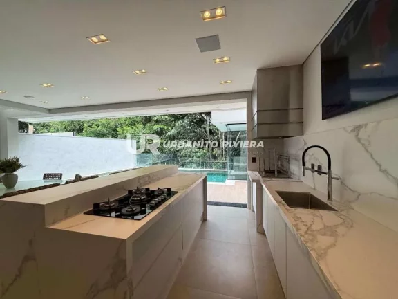 Imagem Casa contemporânea e mobiliada com 5 suítes e piscina com sauna no Módulo 11 da Riviera