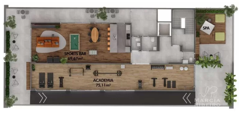 Imagem Studio duplex com terraço