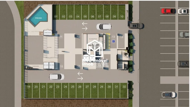 Imagem Residencial Paraty Samambaia Sul APTO 2 Quartos 1 Vaga 45m² Porcelanato