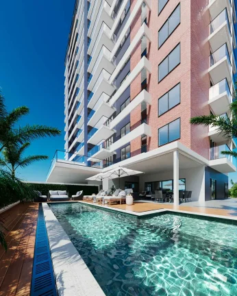 Imagem Apartamento na planta com 2 dormitórios sendo 1 suíte e 1 vaga de garagem - Barreiros em São José/SC