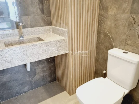 Imagem Casa térrea com 3 quartos no Condomínio Terras da Estância, Paulínia