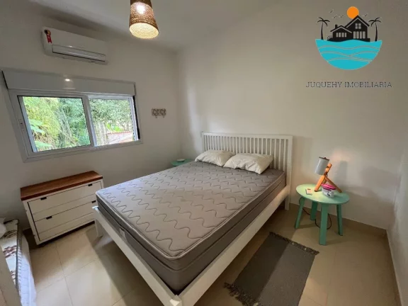 Imagem Apartamento para locação em Juquehy, 30 metros da praia e com 1 dormitório, acomodação p/ 1 casal e 2 filhos, bem localizado | Juquehy Imobiliária