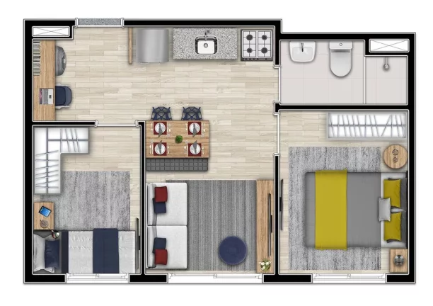 Imagem Bem Viver Cesário Mota - Residencial
