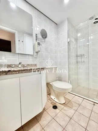 Imagem Flat disponível para locação no Mercure São Paulo Berrini, com 54m², 2 dormitórios e 1 vaga de garagem