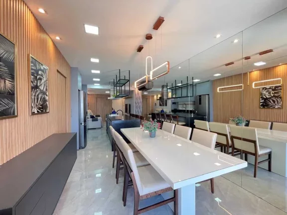 Imagem Apartamento mobiliado com 3 dormitórios sendo 2 suítes e 2 vagas de garagem em Itajaí