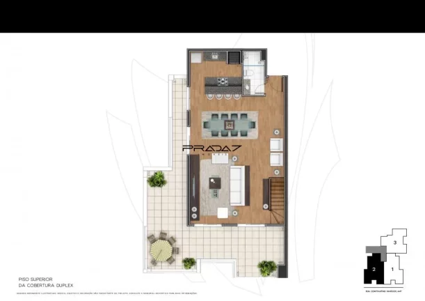 Imagem Apartamento com 3 Dormitorio(s) localizado(a) no bairro Juvevê em Curitiba / PARANA Ref.:8