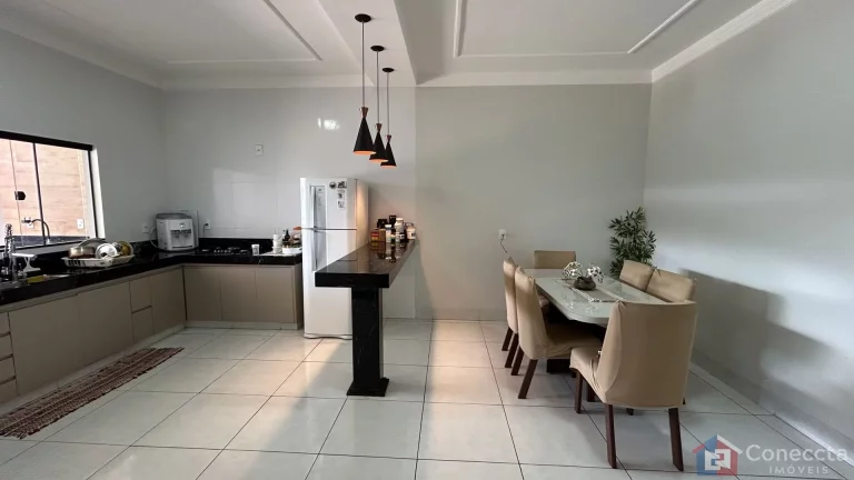 Imagem Casa Moderna à Venda no Residencial Barreiro, Patos de Minas - 3 Dormitórios, Piscina e Área Gourmet