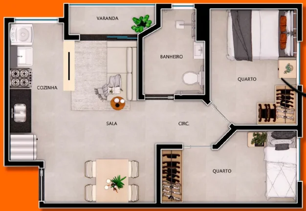 Imagem APARTAMENTO RESIDENCIAL em Rio de Janeiro - RJ, Rocha