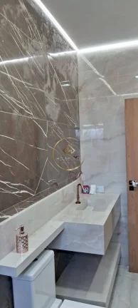 Imagem Casa Sobrado, 4 dormitórios (2 suítes), 4 vagas. Condomínio Mantiqueira, Sj