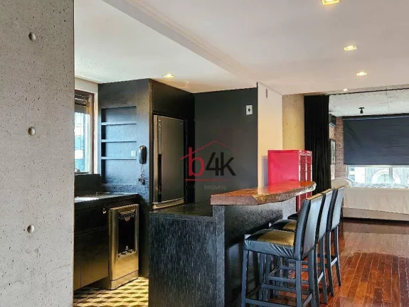 Imagem Apartamento com 70 m², 1 dormitório suíte para alugar, 2 vagas - Brooklin