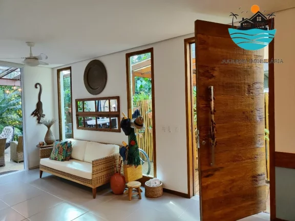 Imagem Casa para Alugar em Juquehy, com 4 suítes, área gourmet, Terraço, Max 8 pessoas, 02 vagas para carro, 100 metros da praia | Juquehy Imobiliária
