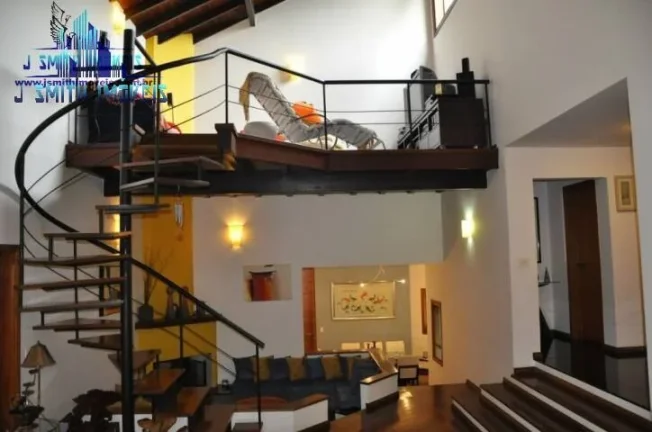 Imagem LINDA RESIDÊNCIA COM 4 SUÍTES, ESTILO GRANJA VIANA, CONSTRUÇÃO DE PRIMEIRA