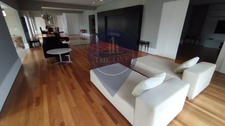 Imagem Aluguel de Luxuoso Apartamento na Vila Nova Conceição - São Paulo-SP, 5 Quartos, 3 Salas, 6 Banheiros, 8 Vagas, 552,66m². Venha Conferir!