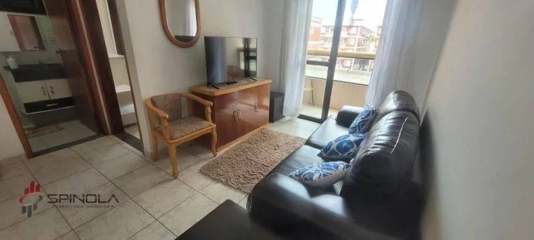 Imagem Apartamento com 1 dormitório à venda, 45 m² por R$ 295.000,00 - Tupi - Praia Grande/SP