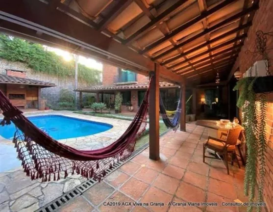 Imagem Rústica e linda, 2 lareiras, piscina, gourmet! 3 dorms / 1suíte)