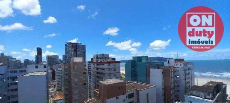 Imagem Cobertura Triplex vista mar 321 m² por R$ 3.400.000 - José Menino - Santos/SP