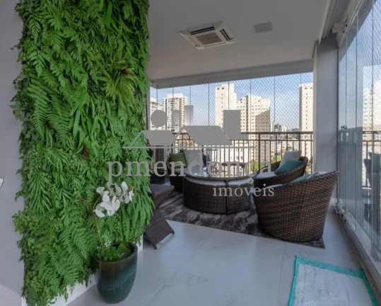 Imagem Vila Romana , apartamento decorado e reformado, 4 suites, 5 vagas, deposito, lazer club