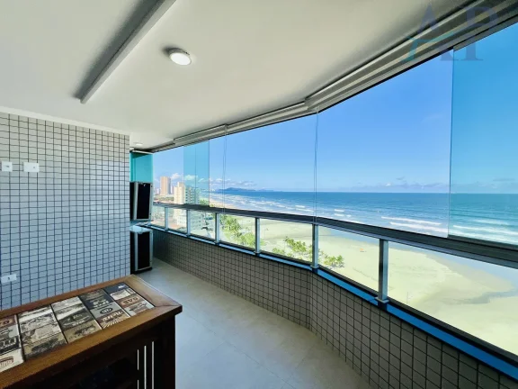 Imagem Apartamento Frente Mar em Praia Grande com 3 Dormitórios