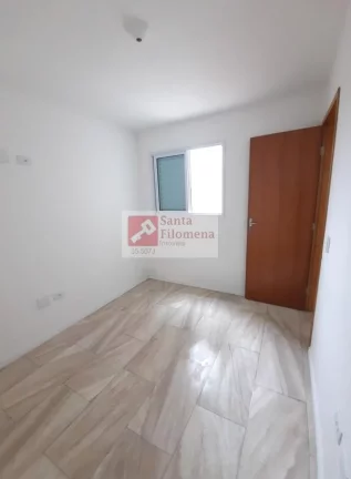 Imagem Cobertura para Locação em Santo André, Vila Tibiriçá, 2 dormitórios, 1 banheiro, 1 vaga