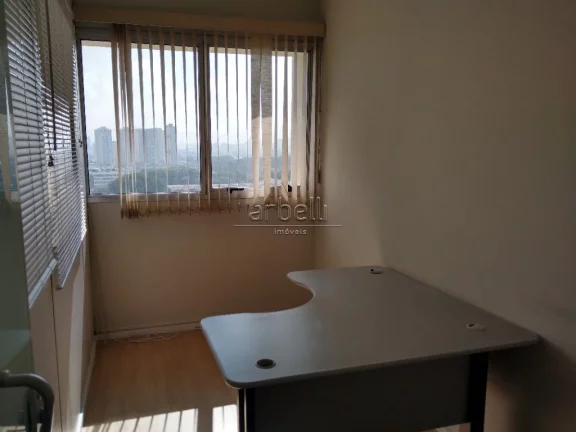 Imagem Sala comercial com 30 metros quadrados, 1 banheiro, 1 copa, vista panorâmica, 1 vaga de garagem rot...